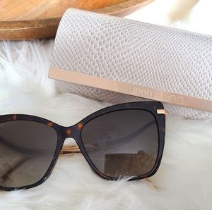 NEW Jimmy Choo cat eye sunglasses-MSRP $250
